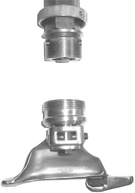 Пластиковая монтажная головка в комплекте с двумя быстросъемными приспособлениями