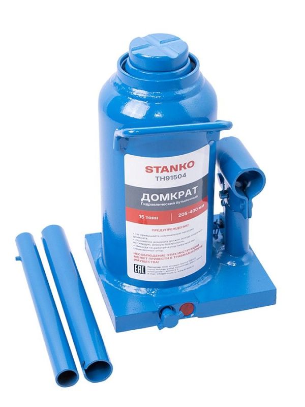 Домкрат бутылочный гидравлический 15 тонн STANKO TH91504, автомобильный