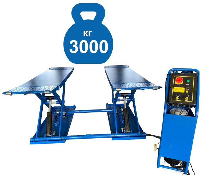 Подъемник автомобильный подкатной 3 тонны Техносоюз TS-30R, гидравлический, 220/380В