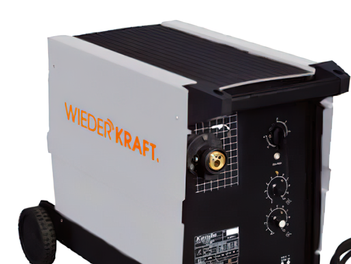 Сварочный инверторный полуавтомат Wiederkraft WDK-620038, MIG/MAG, 380В