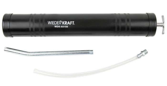 Шприц для подачи масла Wiederkraft WDK-65199, 1000мл, плунжерный