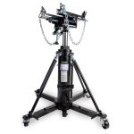 Стойка трансмиссионная гидравлическая 1т Wiederkraft WDK-80591, двухступенчатая