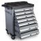Тележка инструментальная Wiederkraft WDK-807, закрытая, 7 ящиков
