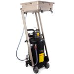 Установка для слива отработавшего масла Wiederkraft WDK-89480, 70 литров