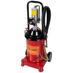 Нагнетатель смазки (солидолонагнетатель) Wiederkraft WDK-89814, пневматический, 13л