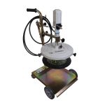 Нагнетатель смазки (солидолонагнетатель) Wiederkraft WDK-89860, пневматический, 0,8л/мин