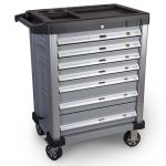 Тележка инструментальная Wiederkraft WDK-907, закрытая, 7 ящиков