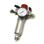 Регулятор давления для компрессора Wiederkraft WDK-91054 MOD, 12 бар, 3/8"