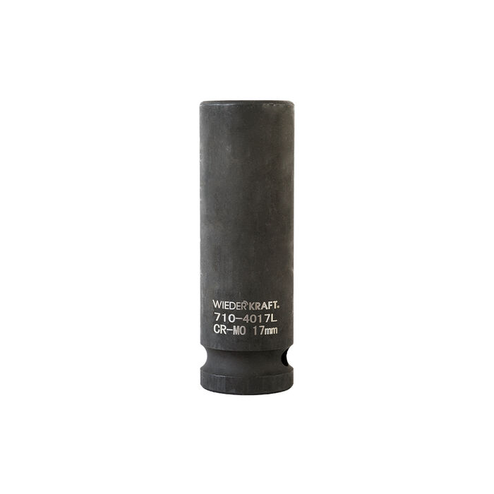 Головка торцевая ударная глубокая WiederKraft WDK-710-4017L, 1/2", 17 мм