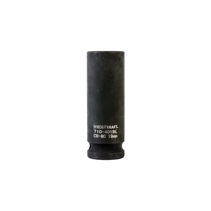 Головка торцевая ударная глубокая WiederKraft WDK-710-4019L, 1/2", 19 мм