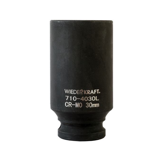 Головка торцевая ударная глубокая WiederKraft WDK-710-4030L, 1/2", 30 мм