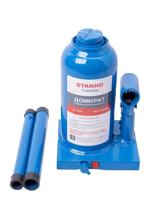 Домкрат бутылочный гидравлический 10 тонн STANKO TH91004, автомобильный