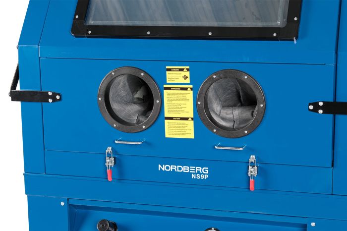 Пескоструйная камера напорная NORDBERG NS9P, 823 литров, с подачей абразива