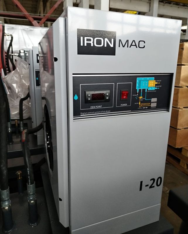 Рефрижераторный осушитель воздуха для компрессора IronMac DRYER I-20, 16 бар, 2400л/мин
