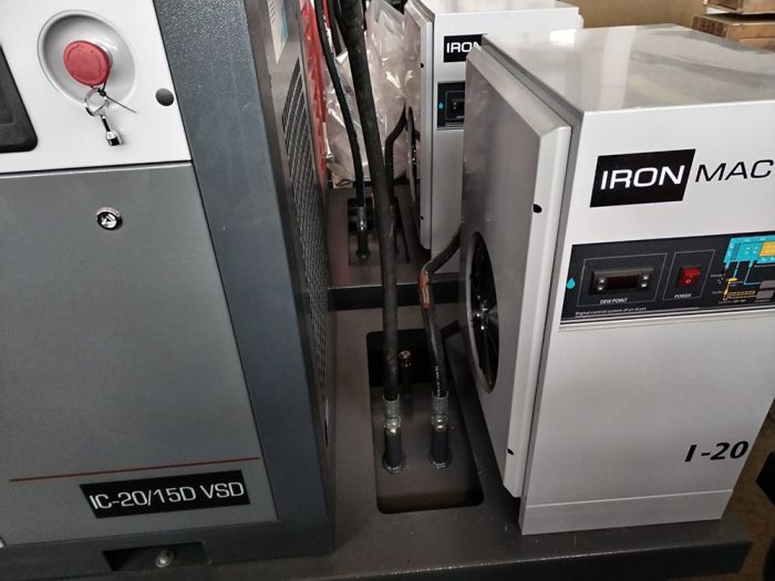 Рефрижераторный осушитель воздуха для компрессора IronMac DRYER I-10, 16 бар, 1200л/мин