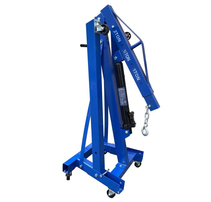 Кран гидравлический 2 тонны EQFS ES-2002, передвижной, складной, гаражный