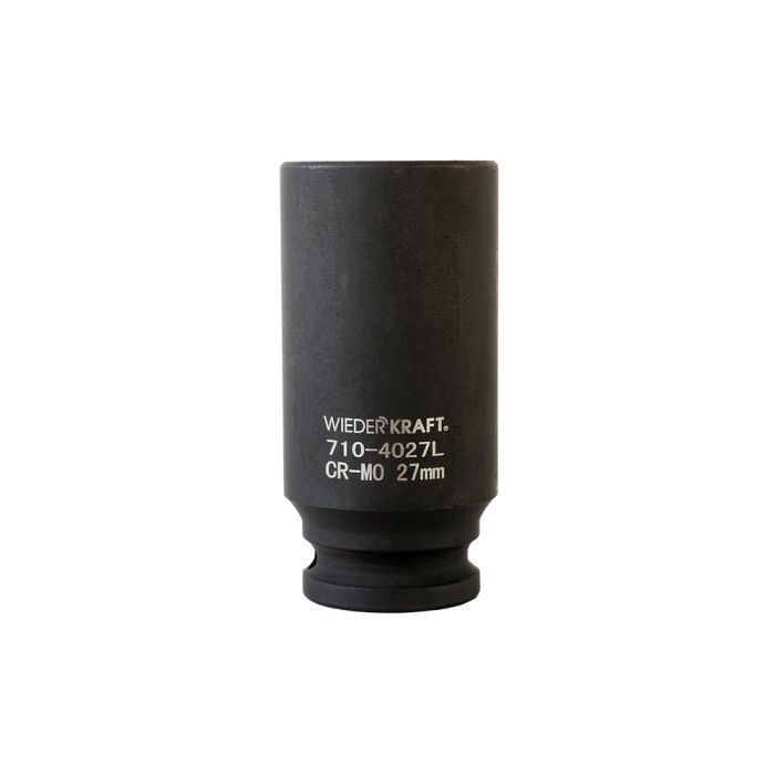 Головка торцевая ударная глубокая WiederKraft WDK-710-4027L, 1/2″, 27 мм
