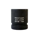 Головка торцевая ударная WiederKraft WDK-711-8034, 1", 34 мм