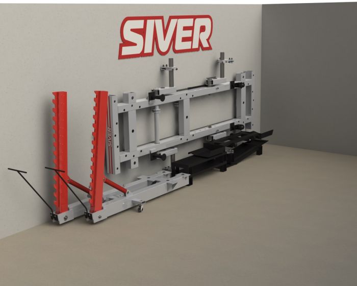 Стапель рамный передвижной 2000кг SIVER B-110 (Эксперт 2000), с одним подкатным устройством 10т