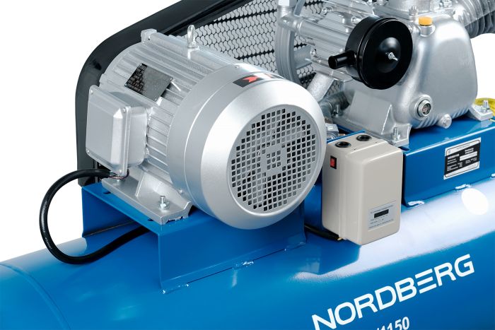Поршневой компрессор NORDBERG NCE300/800, ременной привод, масляный, 800 л/мин, 380В