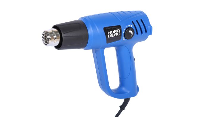 Фен с комплектом насадок Nordberg NE718, 50-600 °С, 2000Вт