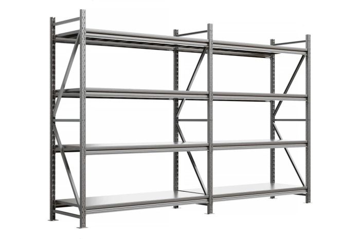 Система хранения IRONMEBEL optimus pro h-2000 zn, 4 яруса, 2600x600 мм, M-ССГР2000ОЦ2600600+