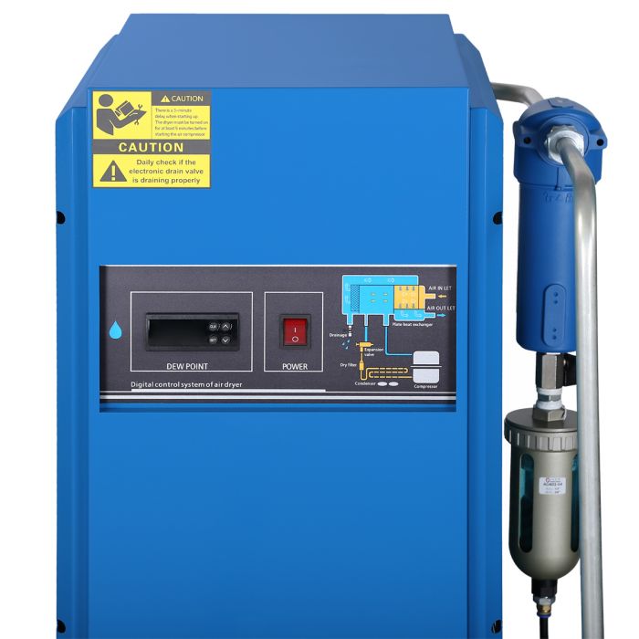 Винтовой компрессор Nordberg NCC10RD, прямой привод, 10 бар, IP55, 900л/мин, 260л, с осушителем