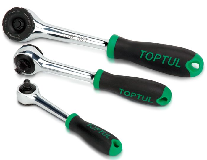 Трещотка 1/4" безредукторная 155 мм TOPTUL CJBT0816