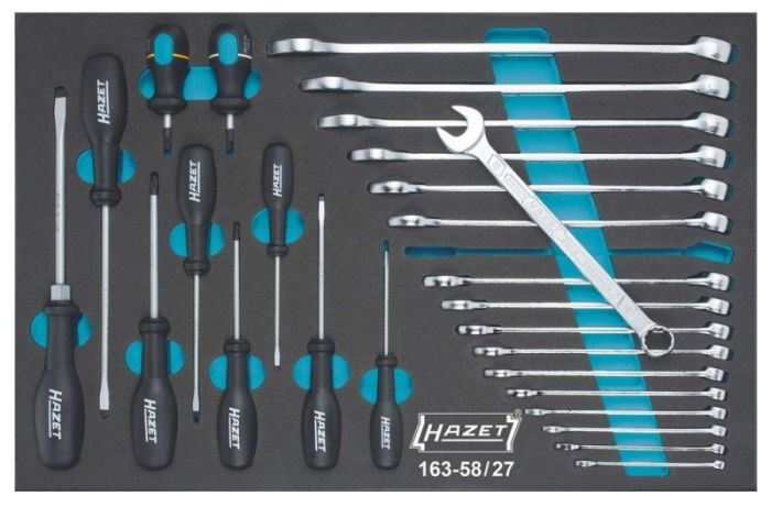 Набор комбинированный Hazet 163-58/27