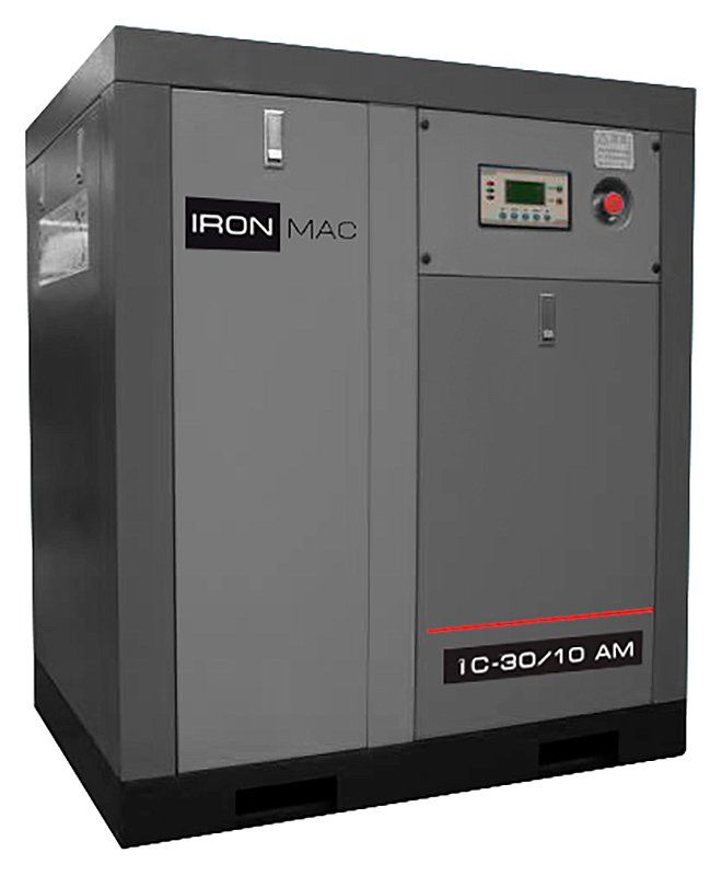 Винтовой компрессор IronMac IC 50/10 AM, прямой привод, 10 бар, IP23, 5620л/мин