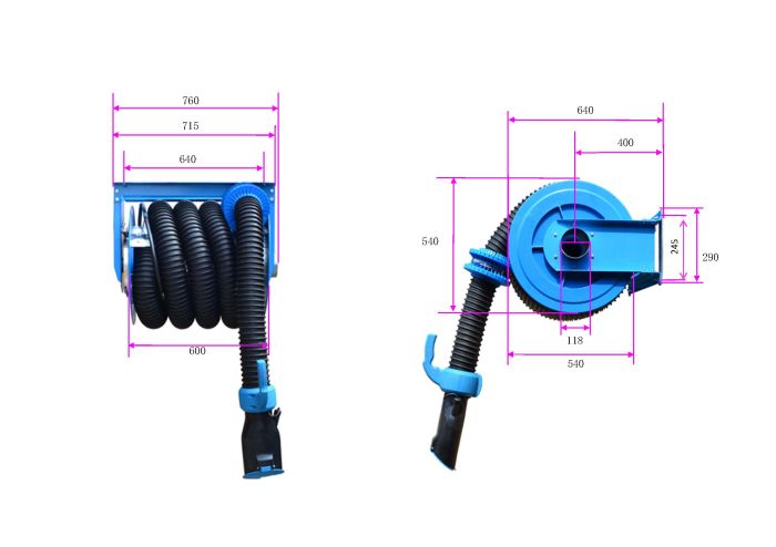 Катушка для шланга Nordberg H6075125, D=75 мм