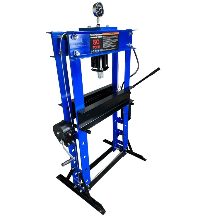 Пресс гидравлический ручной 50 тонн Техносоюз TS0500-6, напольный, гаражный