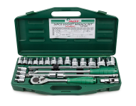 Набор головок с инструментом 6-гранных Hans 4624MB2G, 1/2", 8-32мм, 24 пр.