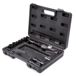 Пневмотрещoтка угловая KraftWell KRW12RW-T, 1/2'', 60 Нм, с набором головок