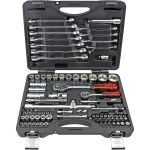 Набор инструментов в кейсе JTC JTC-H085C-OLD, 85 предметов, с трещоткой, 1/2", 1/4"