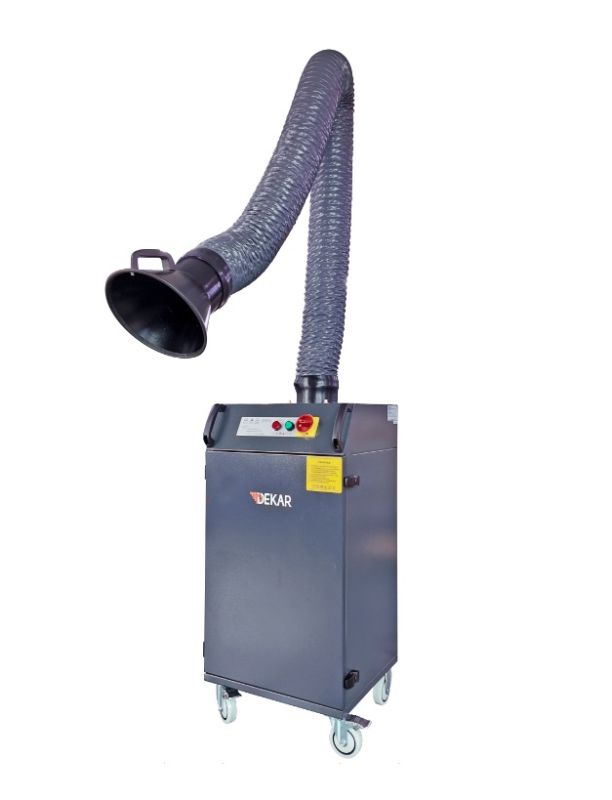 Мобильная установка для вытяжки и фильтрации сварочного дыма Dekar PFE-1600, 1150м3/час, 220В