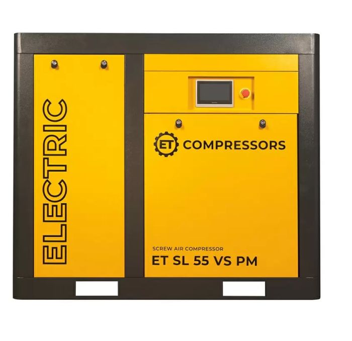 Винтовой компрессор ET-Compressors SL 55-08 VS PM, прямой привод, 9700л/мин, IP55, 8бар, с ЧП