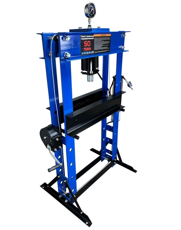 Пресс пневмогидравлический 50 тонн Техносоюз TS0501-4A, ручной, напольный, гаражный