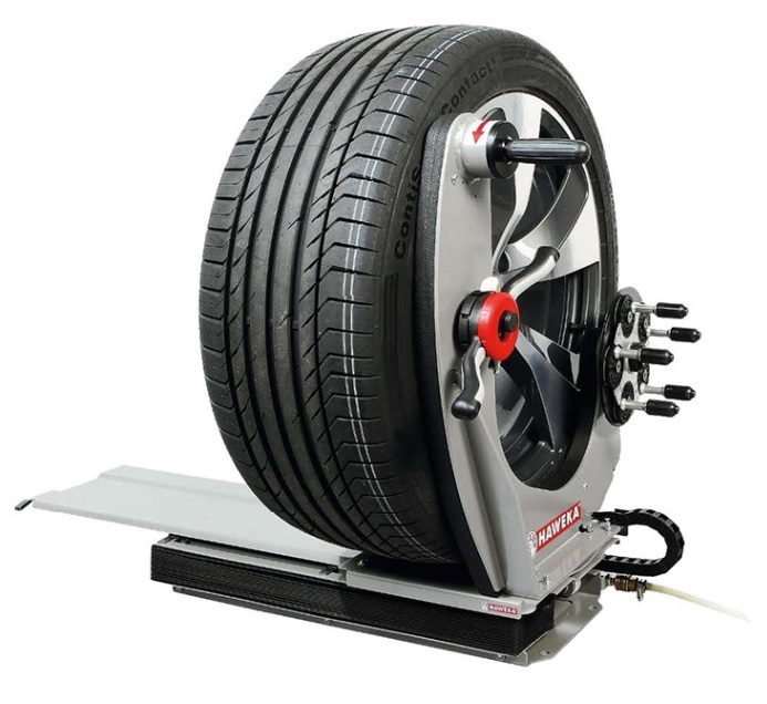 Подъёмник колёс пневматический Haweka Airgolift, 70кг