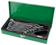Набор накидных ключей 45? 6-22 мм, 8 предметов в метал. кейсе TOPTUL GAAD0804