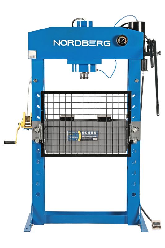Пресс пневмогидравлический 75 тонн Nordberg N3676A, напольный, гаражный