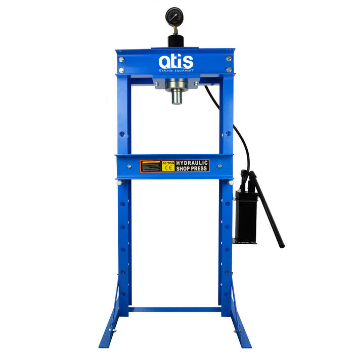 Пресс гидравлический ручной 30 тонн Atis HW 0901D, напольный, гаражный, с двухскоростным насосом
